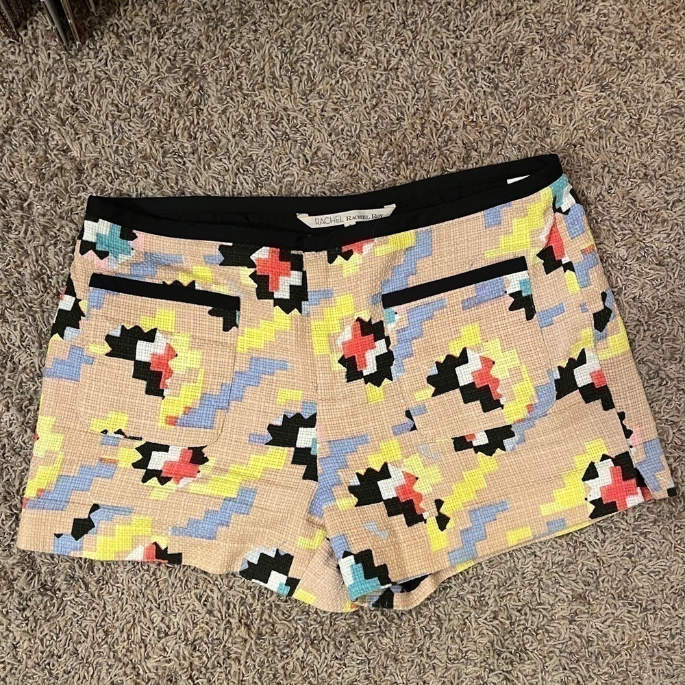 Rachel Rachel Roy Native Chino Combo Shorts Sz 8